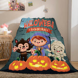 Load image into Gallery viewer, Halloween Castle Cosplay Flannel Fleece Blanket Wrap Nap Quilt Blankets