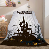 Charger l&#39;image dans la visionneuse de la galerie, Halloween Château Flanelle Polaire Couverture Wrap Nap Quilt Cosplay Couverture