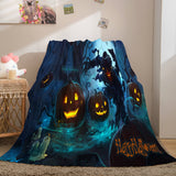 Charger l&#39;image dans la visionneuse de la galerie, Halloween Horror Party Décoration Flanelle Polaire Couverture Wrap Couverture