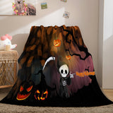 Charger l&#39;image dans la visionneuse de la galerie, Halloween Horror Party Décoration Flanelle Polaire Couverture Wrap Couverture