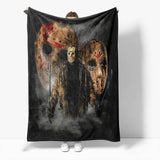 Charger l&#39;image dans la visionneuse de la galerie, Halloween Horror Robe Flanelle Polaire Couverture Wrap Sieste Literie Couverture