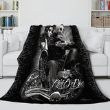 Load image into Gallery viewer, Halloween Horror Skeleton Skull Flannel Fleece Blanket Wrap Nap Blanket