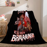 Load image into Gallery viewer, Halloween Horror Theme Flannel Fleece Blanket Dunelm Bedding Blanket