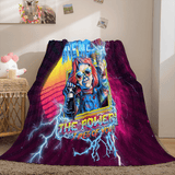 Charger l&#39;image dans la visionneuse de la galerie, Couverture polaire en flanelle Cosplay sur le thème de l&#39;horreur d&#39;Halloween