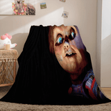Charger l&#39;image dans la visionneuse de la galerie, Couverture polaire en flanelle Cosplay sur le thème de l&#39;horreur d&#39;Halloween