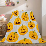 Load image into Gallery viewer, Halloween Pumpkin Flannel Fleece Blanket Wrap Nap Quilt Bedding Blanket