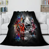 Load image into Gallery viewer, Halloween Skeleton Skull Flannel Fleece Blanket Quilt Cosplay Blanket