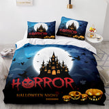 Load image into Gallery viewer, Happy Halloween Theme Bedding Set Quilt Covers