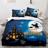 Load image into Gallery viewer, Happy Halloween Theme Bedding Set Quilt Covers