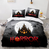 Load image into Gallery viewer, Happy Halloween Theme Bedding Set Quilt Covers