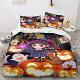 Load image into Gallery viewer, Happy Halloween Theme Bedding Set Quilt Covers