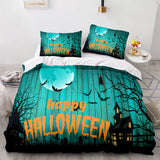 Load image into Gallery viewer, Happy Halloween Theme Bedding Set Quilt Covers