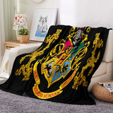 Load image into Gallery viewer, Harry Potter Blanket Pattern Flannel Throw Room Decoration