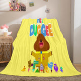 Load image into Gallery viewer, Hey Duggee Blanket Pattern Flannel Throw Room Decoration