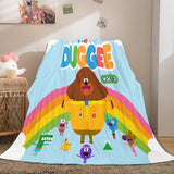 Load image into Gallery viewer, Hey Duggee Blanket Pattern Flannel Throw Room Decoration