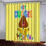 Load image into Gallery viewer, Hey Duggee Curtains Pattern Blackout Window Drapes