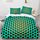 Load image into Gallery viewer, Honeycomb Cosplay UK Bedding Set Quilt Covers