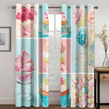 Load image into Gallery viewer, Ice Cream Curtains Blackout Window Treatments Drapes for Room Decor