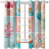 Load image into Gallery viewer, Ice Cream Curtains Blackout Window Treatments Drapes for Room Decor