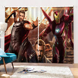 Charger l&#39;image dans la visionneuse de la galerie, Iron Man Rideaux Cosplay Rideaux de fenêtre occultants pour la décoration de la chambre