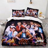 Load image into Gallery viewer, JYP Stray Kids Cosplay Soft Bedding Set Quilt Covers