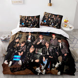 Load image into Gallery viewer, JYP Stray Kids Cosplay Soft Bedding Set Quilt Covers