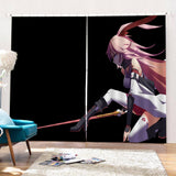 Charger l&#39;image dans la visionneuse de la galerie, Japan Anime Girls Rideaux Rideaux de fenêtre occultants pour la décoration de la chambre