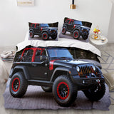 Load image into Gallery viewer, Jeep 4X4 Vehicle Off-Road Adventure Car Bedding Quilt Duvet Cover Sets