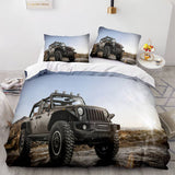 Load image into Gallery viewer, Jeep 4X4 Vehicle Off-Road Adventure Car Bedding Set Duvet Cover