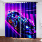 Load image into Gallery viewer, Jeep Car Farming Simulator Tractor Curtains Blackout Window Treatments Drapes