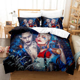 Load image into Gallery viewer, Joker Harley Quinn Cosplay UK Bedding Set Quilt Cover