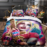 Load image into Gallery viewer, Joker Suicide Squad Harley Quinn Bedding Set Quilt Duvet Cover Sets