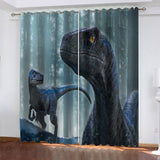 Load image into Gallery viewer, Jurassic World Dominion Curtains Cosplay Blackout Window Drapes