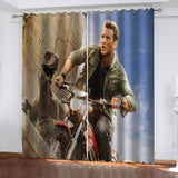 Load image into Gallery viewer, Jurassic World Dominion Curtains Cosplay Blackout Window Drapes