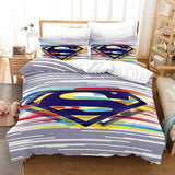 Load image into Gallery viewer, Justice League Batman Superman Cosplay Bedding Set Duvet Cover Bed Sets