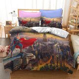 Load image into Gallery viewer, Justice League Batman Superman Cosplay Bedding Set Duvet Cover Bed Sets