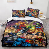 Load image into Gallery viewer, Justice League Bedding Set Throw Quilt Duvet Cover Bedding Sets