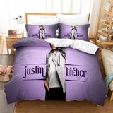 Charger l&#39;image dans la visionneuse de la galerie, Justin Bieber Cosplay UK Ensemble de literie Quilt Housse de couette Ensembles de draps de lit