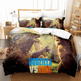 Load image into Gallery viewer, King Kong vs Godzilla Bedding Set Quilt Covers