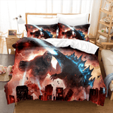 Load image into Gallery viewer, King Kong vs Godzilla Cosplay Bedding Set Quilt Covers