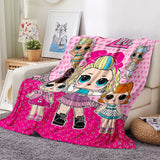 Load image into Gallery viewer, L.O.L Surprise Blanket Flannel Fleece Throw Blanket Room Decoration