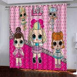 Load image into Gallery viewer, L.O.L Surprise Pattern Curtains Blackout Window Drapes