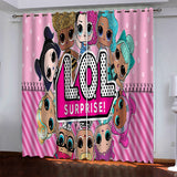 Load image into Gallery viewer, L.O.L Surprise Pattern Curtains Blackout Window Drapes