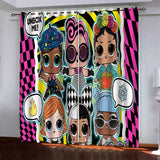 Load image into Gallery viewer, L.O.L Surprise Pattern Curtains Blackout Window Drapes