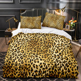 Load image into Gallery viewer, Leopard Print Bedding Set Without Filler