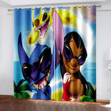 Load image into Gallery viewer, Lilo &amp; Stitch 2 Curtains Blackout Window Drapes