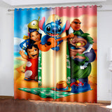 Load image into Gallery viewer, Lilo &amp; Stitch 2 Curtains Blackout Window Drapes