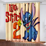 Load image into Gallery viewer, Lilo &amp; Stitch 2 Curtains Blackout Window Drapes