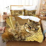 Load image into Gallery viewer, Lovely Animal Pet Cats Bedding Set Quilt Covers