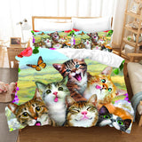 Load image into Gallery viewer, Lovely Animal Pet Cats Bedding Set Quilt Covers